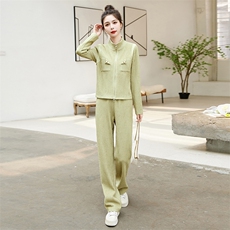 欧货休闲运动套装女春秋2025年新款气质减龄高级感时尚炸街两件套，女装套装/套裙，伊仟回