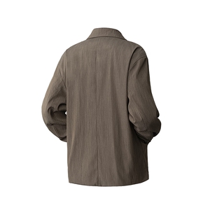 得物二开 复古高级感西服外套男秋季潮流小众休闲衬衫JK1248-P70图片