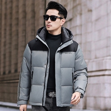 户外羽绒服男士2025冬季新款时尚休闲保暖连帽加厚休闲潮牌外套，男装羽绒服，电商B212（原钱塘6029）
