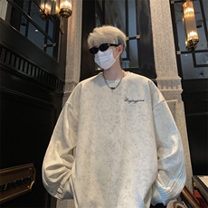 2025春秋季新款脏脏刺绣套头卫衣复古褶皱外套A316-1-Y121P58控78，女装短外套，星座906（原电商a316-1）