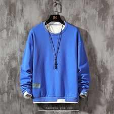 ins春季男士卫衣套头宽松日系潮上衣青少年卫衣W777-P30，男装卫衣，电商A128