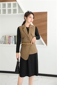 新品上市两件套连衣裙,女装连衣裙,千利红