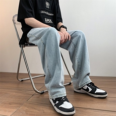 大码直播品质直筒松紧腰牛仔裤库存1W件B342-W110-特P32，男装牛仔裤，电商B342