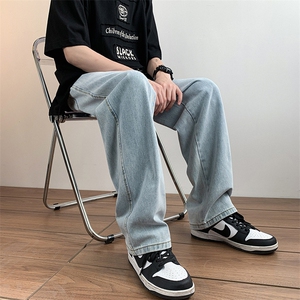 大码直播品质直筒松紧腰牛仔裤库存1W件B342-W110-特P32图片