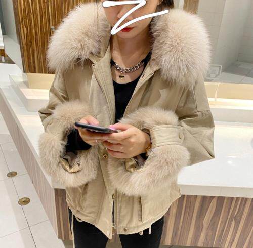 现货大毛领派克，女装，泰靡(1F)