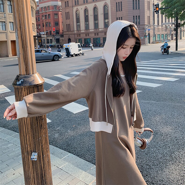 2023年秋季连衣裙卫衣套装B190-82398-P150-K208,女装套装/套裙,一九零