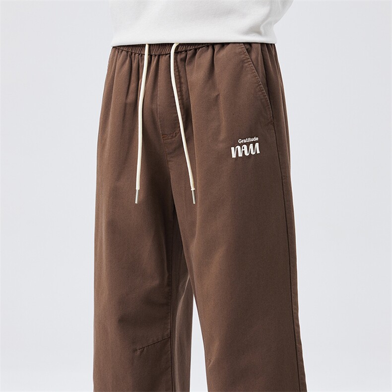 阔腿裤男春夏季2025新款宽松显瘦直筒垂感休闲裤潮DY5022-P65，男装休闲裤，电商A178-1