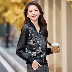 黑色皮衣外套女春2025新款pu高级感超好看小个子机车短款夹克，女装皮衣，韩美纤衣