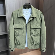 原宿日系气质流行百搭横条牛津双层夹克慵懒新款ins潮HH8084P60，男装夹克，星座1013-5
