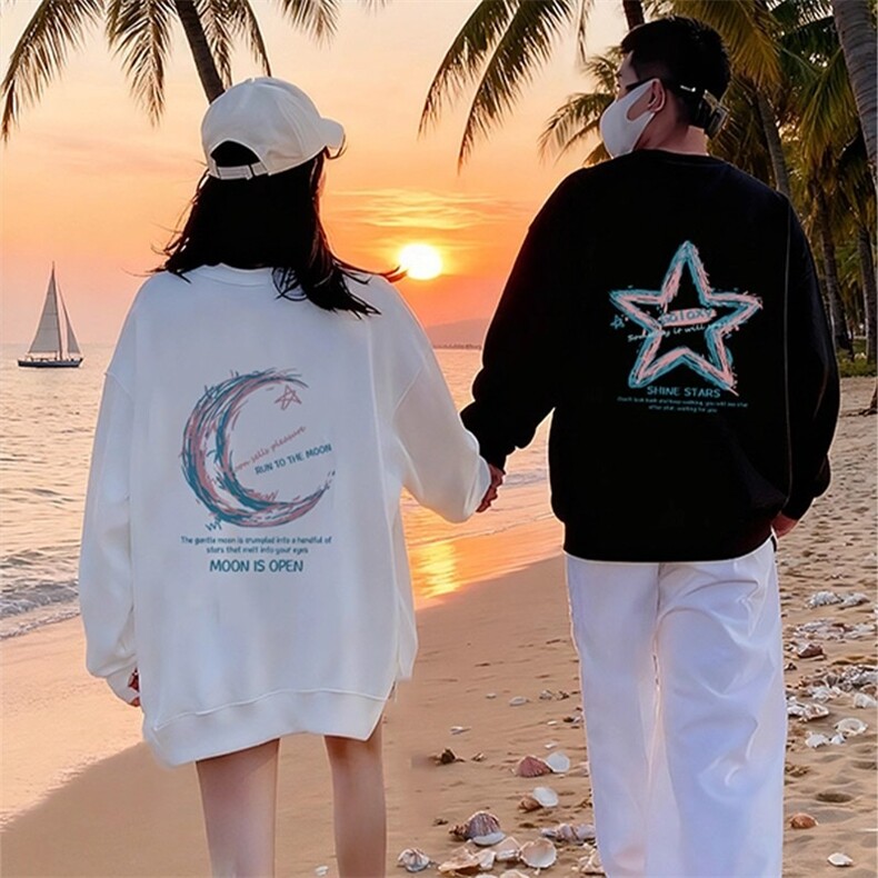 网络图现货潮牌新款不一样的情侣装卫衣春秋高级感外套JE004-P32,女装短外套,星座715-7