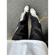 港风大码宽松速干裤直筒裤休闲裤长裤A014-DY25086-P50控68，男装休闲裤，电商A014