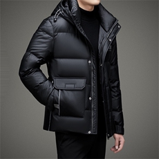 BAMJ-8926钱塘2020-2中年男士冬季厚款商务休闲百搭羽绒服P300，男装羽绒服，钱塘207-2