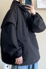 冬季bf街头棉服套头连帽棉袄宽松棉衣A125-Y270-P100，男装棉衣，电商A071