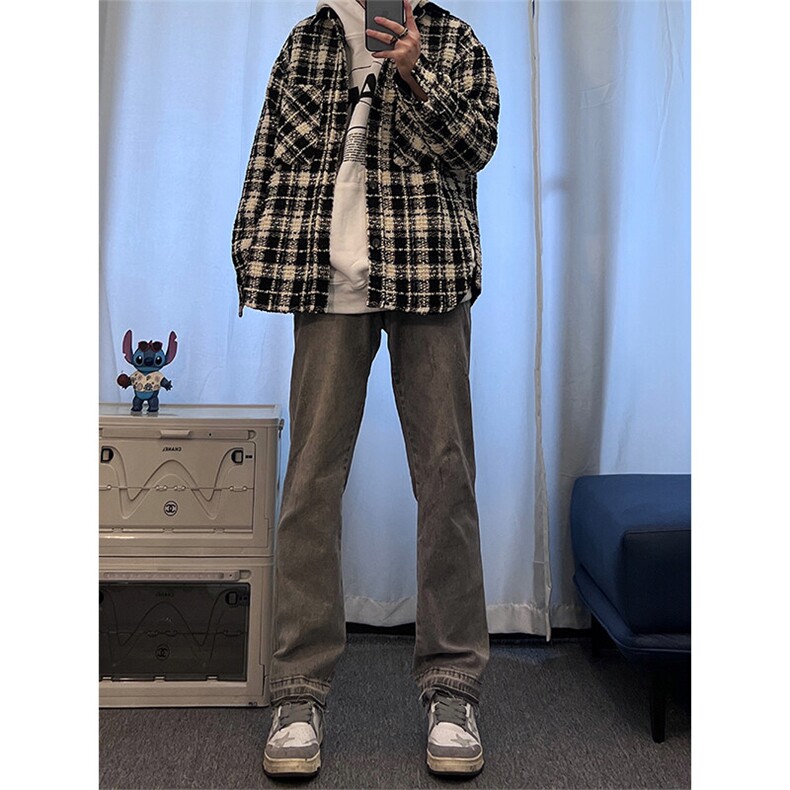 美式hiphop纯色修身直筒牛仔裤控价68,男装牛仔裤,星座310A-4