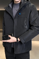 26013-L-4XL-P225-标50绒三合一可拆卸内胆店主风印花羽绒服男，男装羽绒服，电商B255