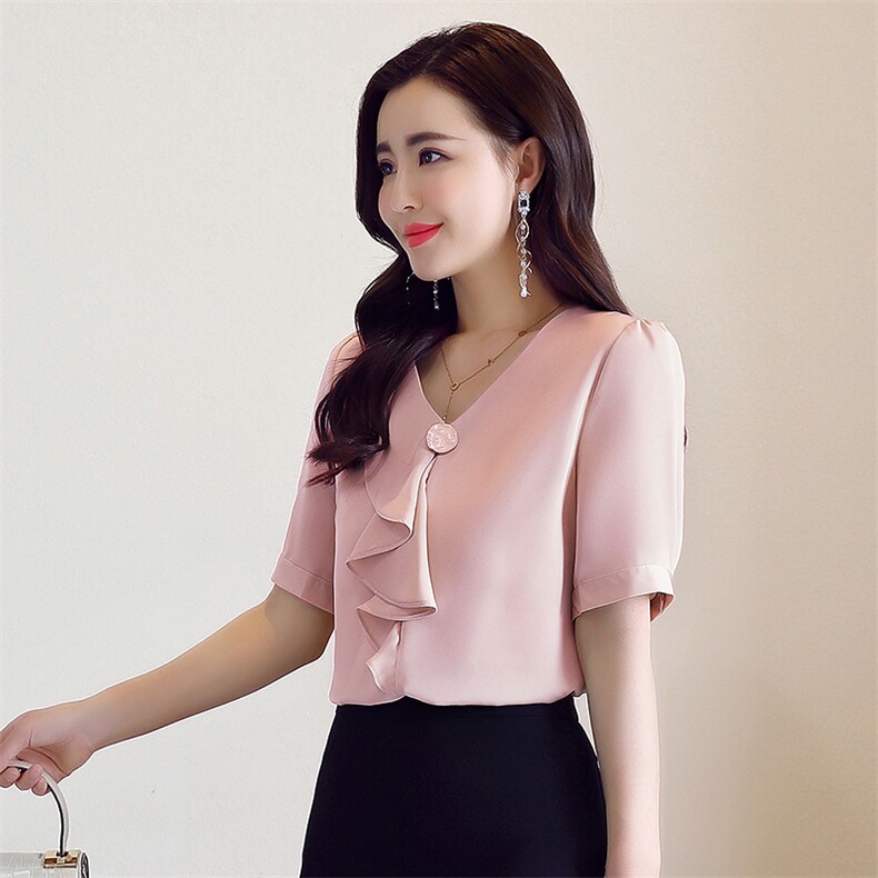 衬衫年轻青春显瘦减龄时尚潮流2022夏季,女装衬衫,卡杰菲