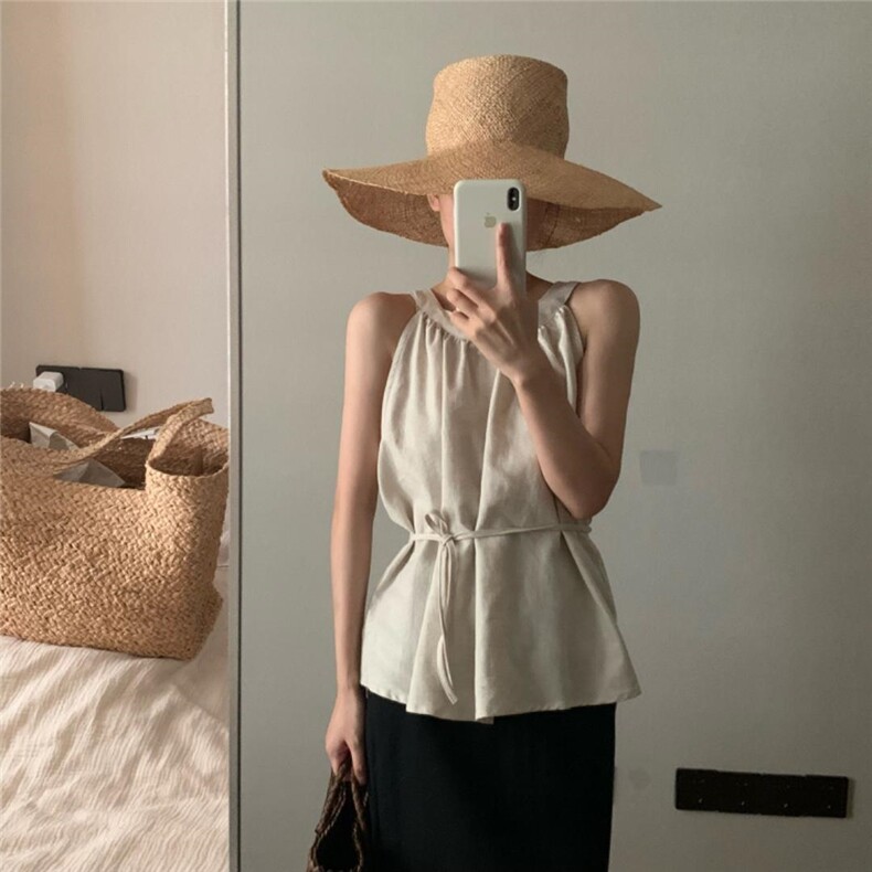 背心上衣，女装背心吊带，TABLE