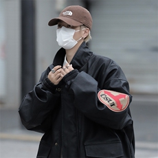 2024秋冬美拉德穿搭刺绣PU皮皮衣男美式复古夹克外套W7975-P85，男装夹克，星座512-4