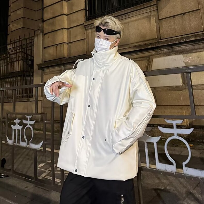 羽绒棉服男女款冬季美式高街情侣装棉衣外套立领棉袄上衣潮PW169,男装棉衣,星座506