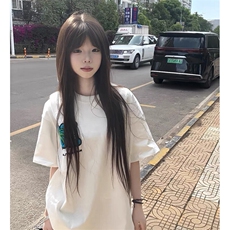 万针全刺绣工艺抖音得物高品质260克重磅纯棉双纱美式高街短袖T恤，男装T恤，电商A486