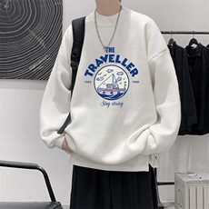 半高领毛衣男大码胖子针织衫毛线衣M18410-P45加绒款-P65，男装针织衫/毛衣，电商A040