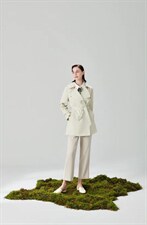 【现货】22春季新款韩版修身风衣，女装风衣，"JINI PIUS及加"