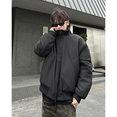 美式廓形棉衣冬季立领加厚保暖休闲百搭棉服外套，男装棉衣，星座410-7