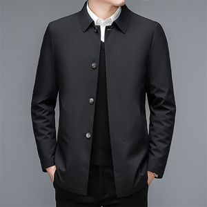 BEYR22988钱塘2020-2中年男士商务休闲冬季厚款翻领羽绒服P175图片