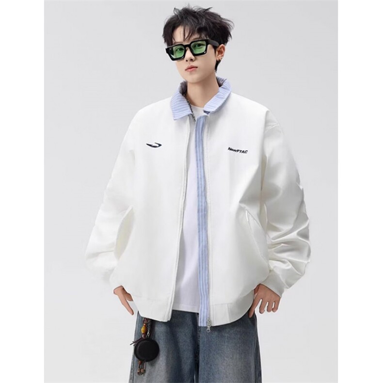 男士飞行服夹克男2025年春秋季棒球服男生防风外套情侣 J532图片