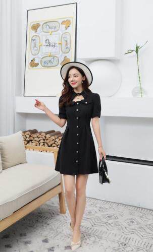 现货夏装新款个性气质连衣裙，女装连衣裙，艾涵o