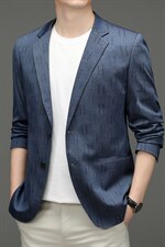 新款秋冬季男士外套服装休闲小西服修身中年商务上衣时尚潮流男装，男装西服，电商B212（原钱塘6029）