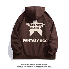 白底23秋季时尚百搭宽松字母印花潮流卫衣H254P65控88，男装卫衣，电商A247-1