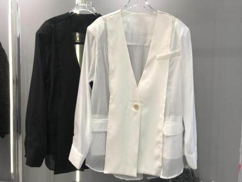 拼接西装外套，女装西装，cong 聪+