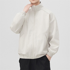 户外夹克男立领纯色上衣冲锋衣外套A157B-JK7822-P60，男装夹克，电商A157B
