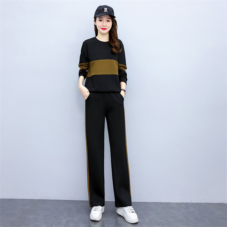 2025年春季休闲/淑女季套装/套裙时尚百搭显瘦气质潮流撞色,女装套装/套裙,梦依杭