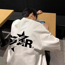 220g纯棉美式夏季短袖t恤男DT411-特批19控38，男装T恤，电商B370