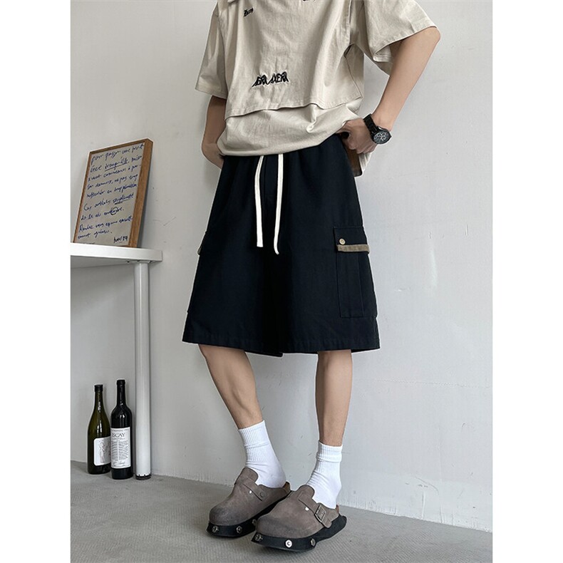 2025夏季新款内景大码复古工装短裤M-5XLHK25327-特P35，男装休闲裤，电商A022