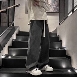 冬季加绒加厚牛仔裤男棉裤秋裤保暖抗寒宽松直筒裤子110-1-P45图片