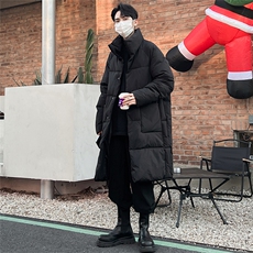 MY884-P168中长款大口袋设计羽绒棉服男士暗黑风宽松棉衣保暖，男装棉衣，电商B280-1（原A049）