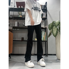 主推货足渐变修身大码直筒微喇毛边牛仔裤K860-K861-K866-P50，男装牛仔裤，星座205
