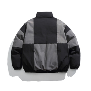 2026冬季新款男装日系潮牌撞色宽松休闲棉服加厚外套MY370-F149图片
