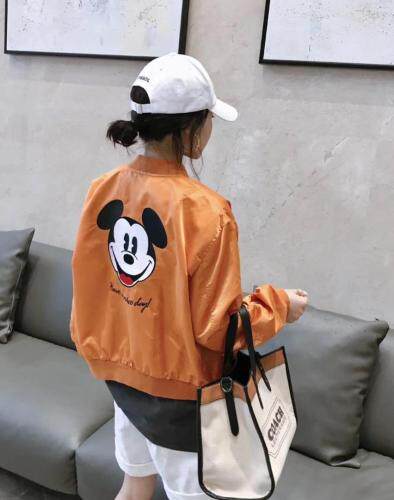 春季米老鼠外套，女装，玉米青豆