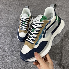 2024爆米花老爹鞋男鞋春夏透气冰丝网运动休闲鞋潮，男鞋运动鞋，黄金折扣鞋