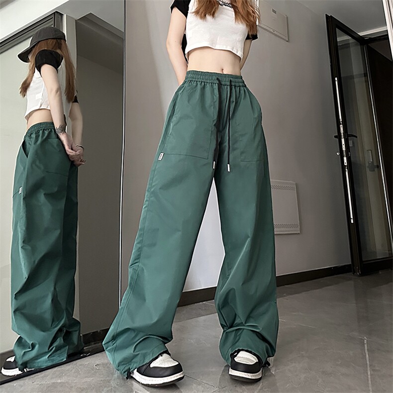 B221美式ins街头多巴胺hiphop休闲宽松运动裤LK23118-P60控78，男装休闲裤，电商B221