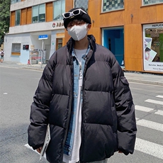 M995P100港风外景变色龙反光立领情侣宽松休闲棉衣百搭学生潮，男装棉衣，电商A026-1