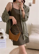 香丽迪网红chic高级感丝滑醋酸外披两件套，其它，香丽迪1