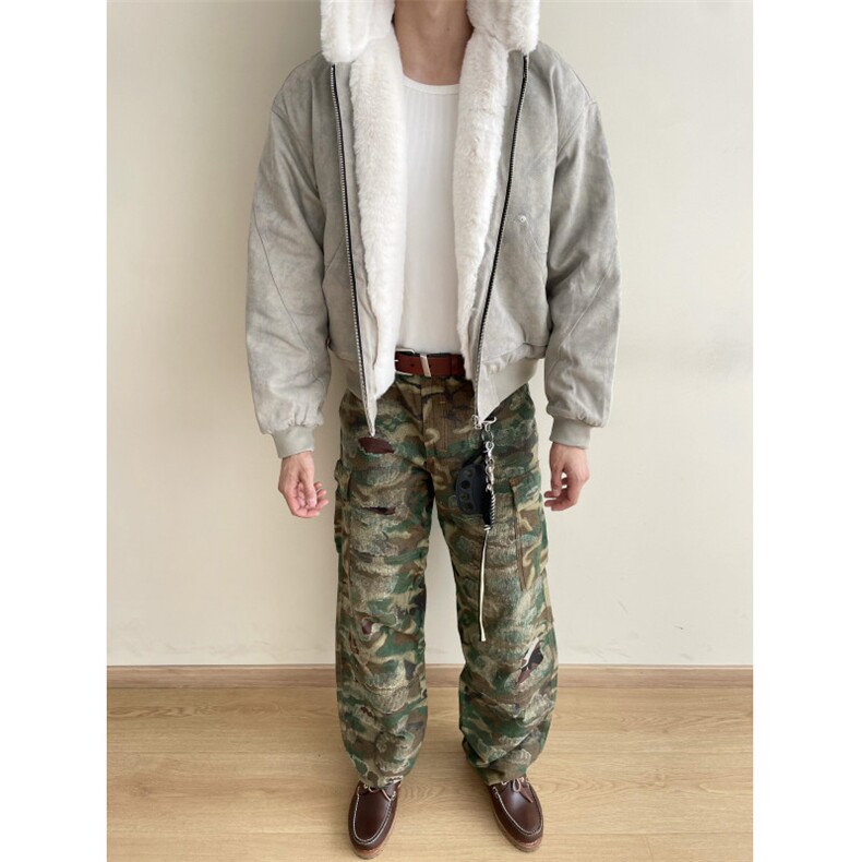 【有货】M266CC-特P135座山雕连帽棉服男加厚保暖夹克外套,男装夹克,星座1007（原301D）