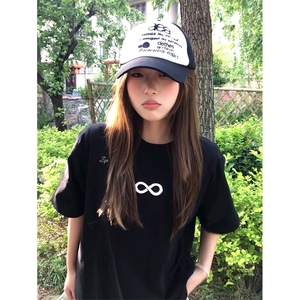 万针全刺绣解构设计260克重磅双纱纯棉高品质美式高街短袖T恤特35图片