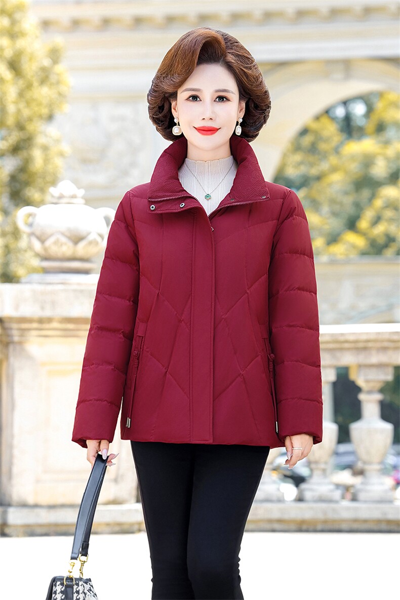 2026新款中老年人女装妈妈羽绒服时尚洋气加厚保暖冬装外套,男装羽绒服,电商B212（原钱塘6029）