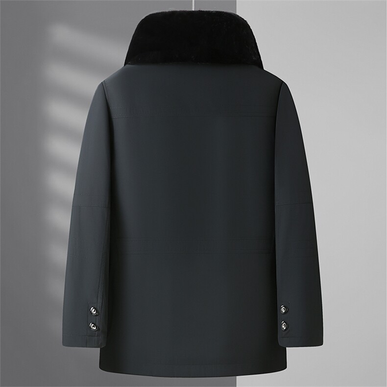 冬季中年男士加厚保暖棉衣服上衣新款可脱卸内胆外套CM1177-P185,男装棉衣,星座1105-3